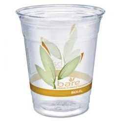 Dart Bare Eco-Forward RPET Clear Cold Cups, 12-14 Oz. - 50/Pack
