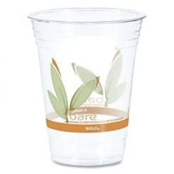 Dart Bare Eco-Forward RPET Clear Cold Cups, 16-18 Oz. - 1000 Pcs