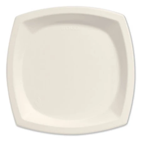 Dart Bare Eco-Forward Ivory Sugarcane Plate, 10", 500/Carton 3 Dart Bare Eco-Forward Ivory Sugarcane Plate, 10", 500/Carton
