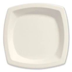 Dart Bare Eco-Forward Ivory Sugarcane Plate, 6 7/10" , 125/Pack