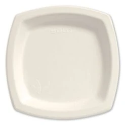 Dart Bare Eco-Forward Ivory Sugarcane Plate, 8-1/4", , 125/Pack