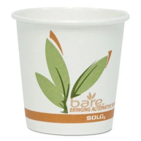 Dart Bare Eco-Forward Recycled Content PCF Paper Hot Cups, 10 Oz. - 1000 Pcs 3 Dart Bare Eco-Forward Recycled Content PCF Paper Hot Cups, 10 Oz. - 1000 Pcs