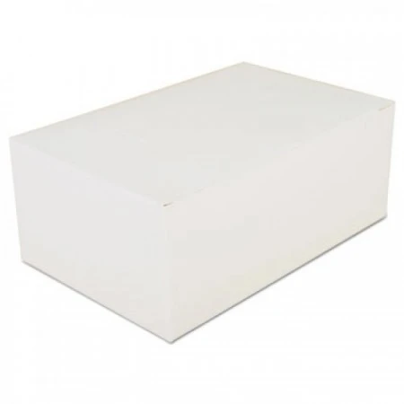 SCT White Carryout Tuck Top Boxes, Paperboard, 9" X 5" X 4", 250/Carton 3 SCT White Carryout Tuck Top Boxes, Paperboard, 9" X 5" X 4", 250/Carton