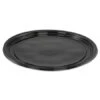 Caterline Casuals Thermoformed Platters, PET, Black, 12" Dia., 25/Carton