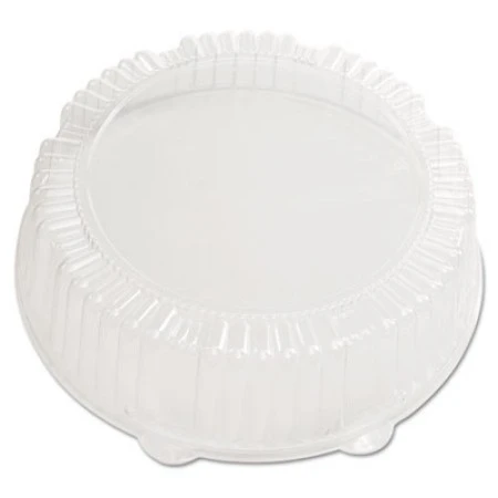 Caterline Dome Lids, Plastic, 12" Diameter , 2 3/4" High, Clear, 25/Carton 3 Caterline Dome Lids, Plastic, 12" Diameter , 2 3/4" High, Clear, 25/Carton