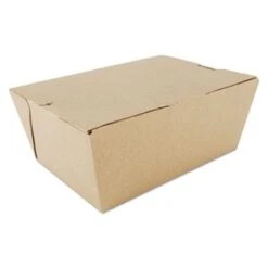 SCT ChampPak Carryout Boxes, #4, Kraft, 7-3/4" X 5-1/2" X 3-1/2", 160/Carton