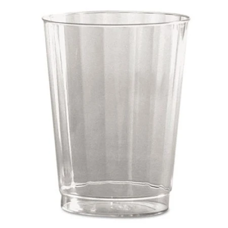WNA Clear Classic Fluted Crystal Plastic Tumblers, 10 Oz. 240/Carton 3 WNA Clear Classic Fluted Crystal Plastic Tumblers, 10 Oz. 240/Carton