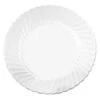 Classicware Clear Plastic Plates, 10 1/4", 144/Carton
