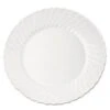 Classicware White Plastic Plates, 9", 180/Carton -Dixie Shop Classicware White Plastic Plates 9 180 Carton 292822 medium