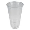 Boardwalk Clear Plastic Cold Cups, 24 Oz., 600/Carton -Dixie Shop Clear Plastic Cold Cups 24 oz PET 12 Cups Sleeve 50 Sleeves Carton 294217 medium