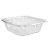 Dart ClearPac Containers, 6.4" X 1.9" X 7.1, 24 Oz. - 200 Pcs -Dixie Shop ClearPac Container 6 4 x 1 9 x 7 1 24 oz Clear 200 Carton 294806 medium