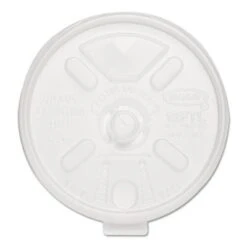 Dart Liftn'Lock Hot Cup Lids, 10-14 Oz. Cups, Translucent, 1000/Carton