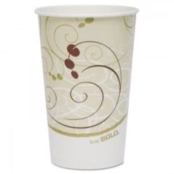 Dart Paper Cold Cups, 16 Oz. Symphony Design - 1000 Pcs