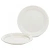 Dart Famous Service White Plastic Plates, 7" - 1000 Pcs