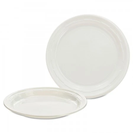 Dart Famous Service White Plastic Plates, 7" - 1000 Pcs 3 Dart Famous Service White Plastic Plates, 7" - 1000 Pcs