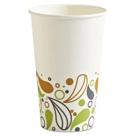 Deerfield Printed Paper Hot Cups, 16 Oz., 1000/Carton 3 Deerfield Printed Paper Hot Cups, 16 Oz., 1000/Carton