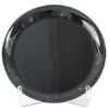 Designerware Black Plastic Plates, 9", 180/Carton