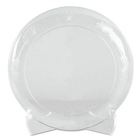 WNA Designerware Clear Plastic Plates 6", 180/Carton 3 WNA Designerware Clear Plastic Plates 6", 180/Carton