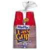 Hefty Easy Grip Disposable Plastic Party Cups, 9 Oz., Red, 50/Pack -Dixie Shop Easy Grip Disposable Plastic Party Cups 9 oz Red 50 Pack 299064 medium