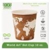 Eco World Art Renewable Compostable Paper Hot Cups, 10 Oz., 1000/Carton -Dixie Shop Eco World Art Renewable Compostable Paper Hot Cups 10 oz 1000 Carton 288551 medium