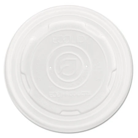 Eco-Products World Art PLA-Laminated White Soup Container Lids Fits 12 Oz.,16 Oz,, 32 Oz. Food Containers, 500/Carton 3 Eco-Products World Art PLA-Laminated White Soup Container Lids Fits 12 Oz.,16 Oz,, 32 Oz. Food Containers, 500/Carton
