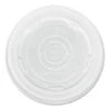 Eco-Products World Art PLA-Laminated Soup Container Lids, Fits 8 Oz. Food Containers, 1000/Carton -Dixie Shop EcoLid Renewable and Compost Food Container Lids Fits 8 oz sizes 50 Pack 20 Packs Carton 295579 medium