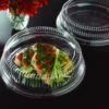 Emi Yoshi EMI-310LP Round Clear Plastic Dome Lid 10" - 10 Doz -Dixie Shop Emi Yoshi EMI 310LP Round Clear Plastic Dome Lid 10 quot 10 doz 22467 medium