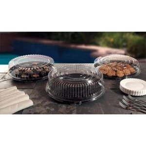 Emi Yoshi EMI-360L Clear Round Plastic Lid 16" - 25 Pcs 3 Emi Yoshi EMI-360L Clear Round Plastic Lid 16" - 25 Pcs