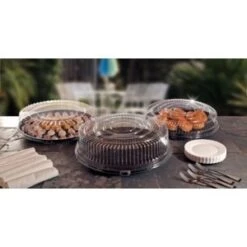 Emi Yoshi EMI-380LLP Round Low Dome Lid (PET) 18" - 25 Pcs