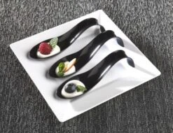 Emi Yoshi EMI-617 Small Wonders Plastic Crescent Spoon 5" - 200 Pcs