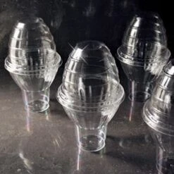 Emi Yoshi EMI-PGDLP Clear Plastic Parfait Dome Lid - 20 Doz