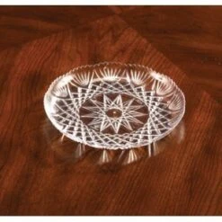 Emi Yoshi EMI-PT7C Clear Plastic Prism Crystal Tray 7" - 50 Pcs