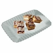 Emi Yoshi EMI-REP57 Clear Resposable Plastic Snack Tray 5" X 7" - 15 Doz