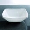 Emi Yoshi EMI-SB128LP PET Square Serving Bowl Lid 128 Oz. - 4 Doz -Dixie Shop Emi Yoshi EMI SB128LP PET Square Serving Bowl Lid 128 oz 4 doz 22591 medium