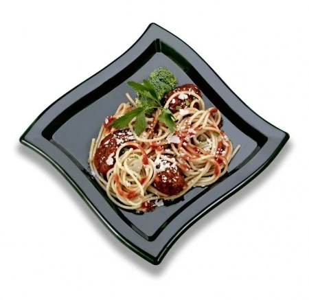 Emi Yoshi EMI-WP9 Square Wave Plastic Luncheon Plate 9" - 10 Doz 3 Emi Yoshi EMI-WP9 Square Wave Plastic Luncheon Plate 9" - 10 Doz