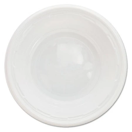 Dart Famous Service Impact White Plastic Bowls, 5-6 Oz.- 125/Pack 3 Dart Famous Service Impact White Plastic Bowls, 5-6 Oz.- 125/Pack