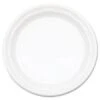 Dart Famous Service Impact Plastic White Dinnerware Plate, 10 1/4" Dia. - 500 Pcs -Dixie Shop Famous Service Impact Plastic Dinnerware Plate 10 1 4 dia White 500 Carton 294667 medium