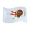 Fineline Settings 1410 -BK Wavetrends Black Rectangular Plastic Dinner Plate 10" X 15-3/4" - 10 Doz 1 Fineline Settings 1410 -BK Wavetrends Black Rectangular Plastic Dinner Plate 10" X 15-3/4" - 10 Doz -Dixie Shop Fineline Settings 1410 10 x 15 3 4 Wavetrends Rectangular Plastic Dinner Plate 10 doz 29563 medium