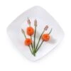 Fineline Settings 1508-WH Renaissance White Square Plastic Salad Plate 7-1/2" - 10 Dozen -Dixie Shop Fineline Settings 1508 WH Renaissance White Square Plastic Salad Plate 7 1 2 quot 10 dozen 315353 medium