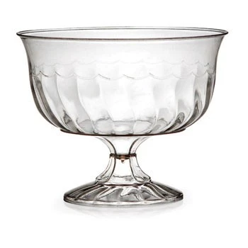 Fineline Settings 2088 Flairware Clear Plastic Dessert Cups 8 Oz. - 20 Doz 3 Fineline Settings 2088 Flairware Clear Plastic Dessert Cups 8 Oz. - 20 Doz