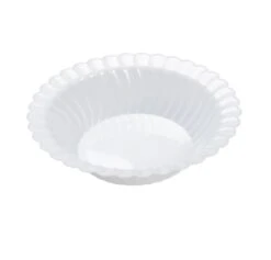 Fineline Settings 212-WH Flairware White Plastic Bowl 12 Oz. - 15 Doz