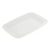 Fineline Settings 257-CL Flairware Clear Plastic Snack Tray 5" X 7" - 21 Doz -Dixie Shop Fineline Settings 257 CL Flairware Clear Plastic Snack Tray 5 quot x 7 quot 21 doz 315148 medium
