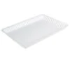 Fineline Settings 294-WH Flairware White Plastic Rectangular Serving Tray 9" X 13" - 4 Doz -Dixie Shop Fineline Settings 294 WH Flairware White Plastic Rectangular Serving Tray 9 quot x 13 quot 4 doz 315155 medium