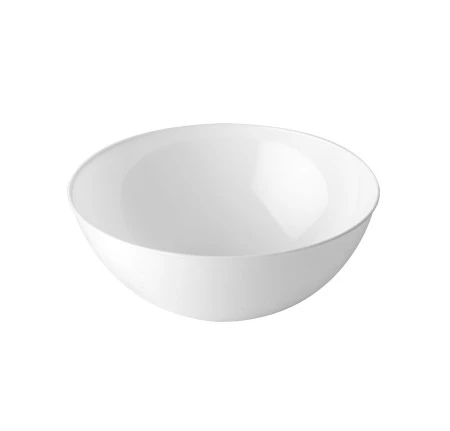 Fineline Settings 3504-WH Platter Pleasers White Round Plastic Serving Bowl 100 Oz. - 2 Doz 3 Fineline Settings 3504-WH Platter Pleasers White Round Plastic Serving Bowl 100 Oz. - 2 Doz