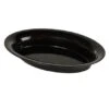 Fineline Settings 3514D-CL Platter Pleasers Black Plastic Oval Serving Bowl 250 Oz. - 20 Pcs -Dixie Shop Fineline Settings 3514D CL Platter Pleasers Black Plastic Oval Serving Bowl 250 oz 20 pcs 315260 medium