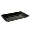 Fineline Settings RC473.BK Platter Pleasers Black Rectangular Plastic Serving Tray 12" X 18" - 20 Pcs 2 Fineline Settings RC473.BK Platter Pleasers Black Rectangular Plastic Serving Tray 12" X 18" - 20 Pcs -Dixie Shop Fineline Settings 3518 Platter Pleasers Plastic Rectangular Serving Tray 12 x 18 20 pcs 31447 medium