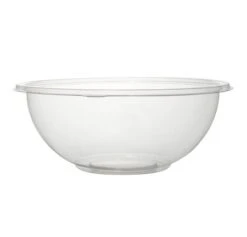 Fineline Settings 5032-CL Super Bowl Clear Plastic Salad Bowl 32 Oz. - 100 Pcs
