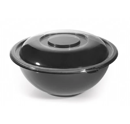 Fineline Settings 5320-BK Super Bowl Black Plastic Salad Bowl 320 Oz. - 25 Pcs 3 Fineline Settings 5320-BK Super Bowl Black Plastic Salad Bowl 320 Oz. - 25 Pcs