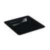 Fineline Settings B6200 -BK Tiny Temptations Black Square Plastic Tiny Tray 3" X 3" - 200 Pcs -Dixie Shop Fineline Settings 6200 Tiny Temptations Square Plastic Tiny Tray 3 x 3 200 pcs 39645 medium