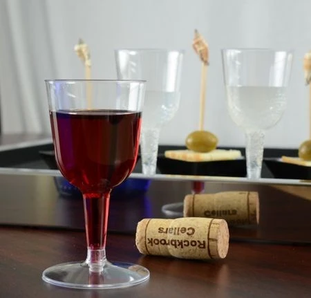 Fineline Settings 6415 Tiny Temptations Clear Plastic Wine Goblet 2 Oz. - 200 Pcs 3 Fineline Settings 6415 Tiny Temptations Clear Plastic Wine Goblet 2 Oz. - 200 Pcs